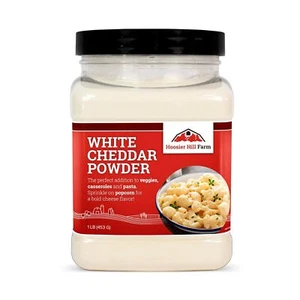 Hoosier Hill Farm White Cheddar Cheese Powder, 1LB (Pack of 1) - Picture 1 of 6