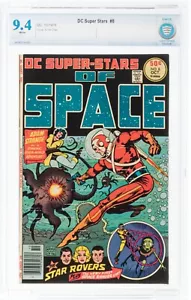 🔥 DC Super-Stars of Space #8 CBCS 9.4 NM White pages 1976 Ernie Chan cover cgc - Picture 1 of 3