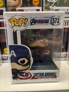 Funko POP! Marvel Avengers Endgame Captain America #573 SEE PICTURES INCL PROTEC - Picture 1 of 5