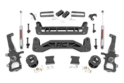 Rough Country 4" Lift Kit with N3 Shocks - 52330 - fits 2004-2008 Ford F150 2WD Foto 1 de 4