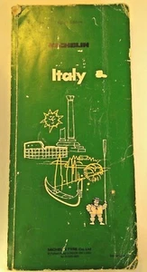 1974 Michelin Italy Tour Trip Guide Map Routes English Version - Picture 1 of 6