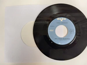 Country blues 45 RPM Merle Haggard – daddy Frank – Okie from muskogee star line - Picture 1 of 2