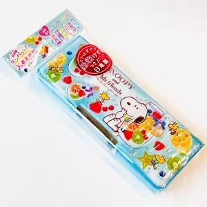 NEU Japanischer doppelseitiger Penstasche mit Bleistiftspitzer Erdnüsse Snoopy KAMIO JP - Bild 1 von 8
