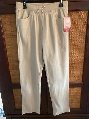 ¡NUEVO CON ETIQUETAS! Pantalones de niña Chaps 16,5 talla grande color caqui tostado. Entrepierna 30”. Precio de venta sugerido por el fabricante $34,00. W24 Foto 1 de 4
