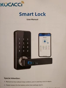 KUCACCI Smart Lock with Keypads, Electronic Door Lock - Picture 1 of 9