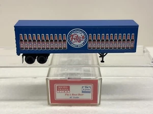 N Scale Micro Trains MTL Special Run 99-42 Fitz Rootbeer 40' Trailer - Picture 1 of 4