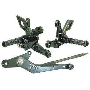 Titanio pedane arretrate regolabili rearsets per HONDA CBR500R CB 500 F/FA/X/XA - Picture 1 of 6