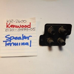 📈 KENWOOD ⚡️ E20-0434-05 SPEAKER TERMINAL ⚡️ KR-2600 STEREO RECEIVER - Picture 1 of 4