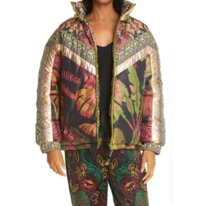 Farm Rio | L | Tropical Rauti Reversible Metallic Puffer Jacket - Bild 1 von 11