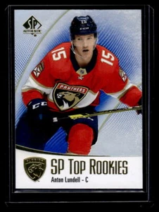 2021 SP Authentic Top Rookies Blue Anton Lundell  #TR-18 Florida Panthers - Picture 1 of 2