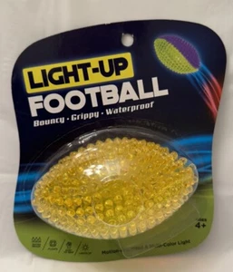 LIGHT-UP MINI FOOTBALL, BOUNCY, GRIPPY, WATERPROOF - Picture 1 of 11