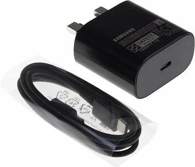 For Samsung 25W Super Fast Charging USB-C Mobile Phone Mains Plug/Wall Charger - Image 1 of 4