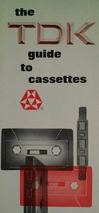 Folleto de ventas TDK de colección 1971 raro VHTF HiFi Audiophile cinta productos  - Imagen 1 de 11