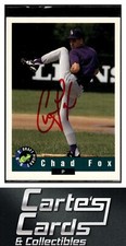 Chad Fox 1992 Classic Draft Picks #100 Cincinnati Reds TTM/IP Signed Autographed