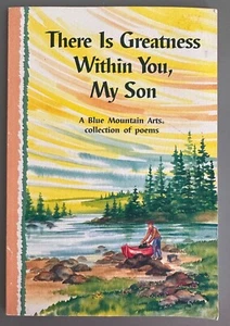 There is Greatness Within You My Son POETRY BOOK Blue Mountain Arts 1994 father - Picture 1 of 5