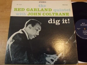 RED GARLAND QUINTET W/ JOHN COLTRANE - DIG IT! LP RARE 1964 PRESTIGE STEREO JAZZ - Picture 1 of 8