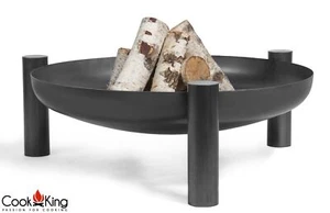 "Palma" Ø 60 cm chimenea para jardín de acero cesta de fuego barbacoa - Imagen 1 de 12