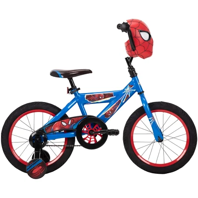 Детский велосипед Huffy 16 дюймов Marvel Spider-Man - красный - возраст от 3 футов 5 дюймов до 4 футов 0 дюймов - Изображение 1 из 4