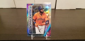 Yordan Alvarez 2020 Bowman Chrome ROY Favorites RC Houston Astros - Imagen 1 de 2