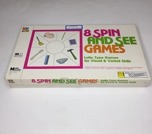 Sight Word 8 Spin & See Games Media Materials Vocabulary Vintage 1985 Homeschool - Picture 1 of 7