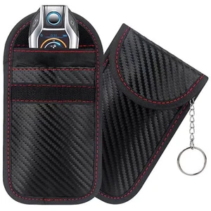 Car Key Signal Blocker Case Faraday Cage Fob Pouch Keyless RFID Blocking Bag 1x - Picture 1 of 10