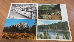 4 Vintage POST CARDS WYOMING Silver Lake / Jackson Hole / Eaton's Ranch + - Picture 1 of 6