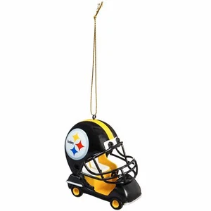 Team Sports America Pittsburgh Steelers Vintage Field Cart Team Ornamento - Foto 1 di 3