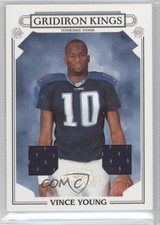 2007 Donruss Threads Pro Gridiron Kings Materials /250 Vince Young #PGK-45