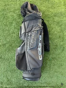 COBRA Black Blue 14 Way Split Shoulder Carry Waterproof Cover Golf Club Bag - Picture 1 of 8