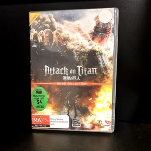 Attack on Titan DVD 2015 Movie Collection Anime Live Action Ex-Rental GC R4 - Picture 1 of 3