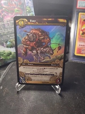 World Of Warcraft Mount WoW 2009 TCG Tiny ScratcheD/USED Loot Card - Bild 1 von 4