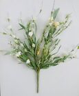 New! Spring Greenery Pick Floral Spray Wired Wreath Decor Crafts 22”