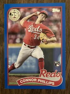 2024 Topps Update #89US-21 Connor Phillips RC ROOKIE Blue Parallel Reds - Bild 1 von 2