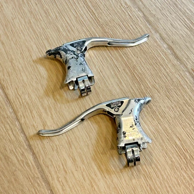 Palancas de freno Shimano 105 BL-1051 Aero Silver SLR barra de caída para bicicleta de carretera A1 Foto 1 de 4