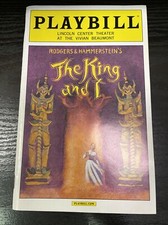 THE KING AND I April 2016 Broadway Playbill! RUTHIE ANN MILES Kelli O' Hara +!