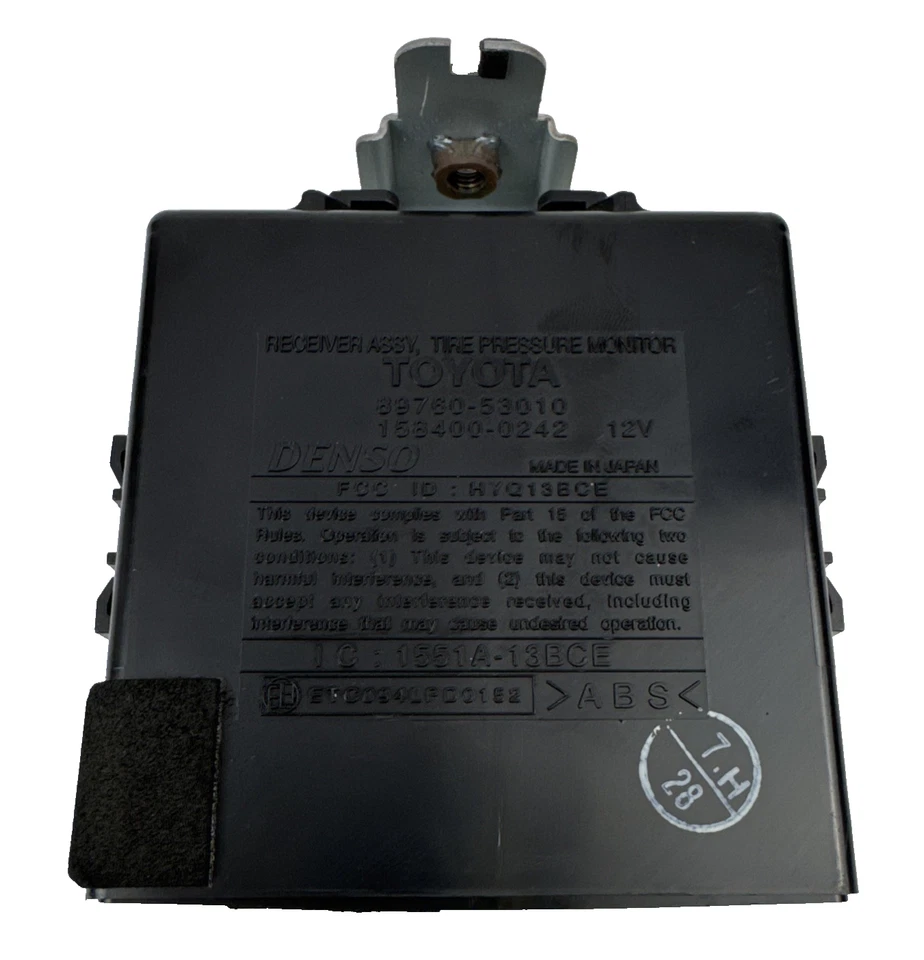 Módulo de monitor de presión de neumáticos ISF 2006-2012 Lexus IS250 IS350 OEM 89760-53010 Foto 1 de 3