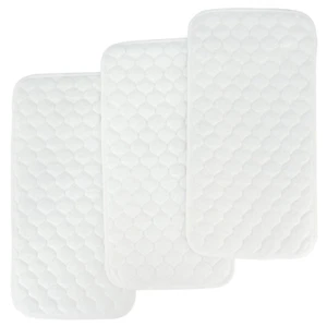 Quilted Thicker Waterproof Changing Pad Liners,3 Count(Snow White) - Picture 1 of 12