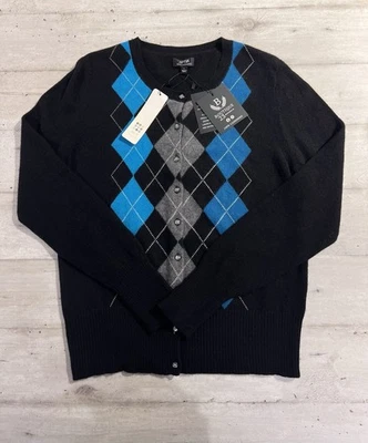 Apt.9 100% Pure Cashmere Women's Pullover Sweater Size L Kasmir Cashmere Rombi - Изображение 1 из 4