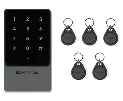Schartec Touch Keypad Door Lock RFID waterproof gate entry access control system - Image 1 of 4