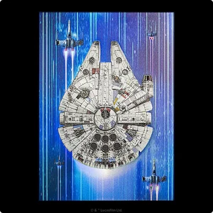 🔥DISPLATE® EDICIÓN LIMITADA ?/1500 | STAR WARS® - MILLENIUM FALCON™ | NUEVO & EMBALAJE ORIGINAL - Imagen 1 de 3