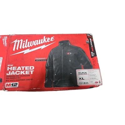 Milwaukee Tool M12 Heated TOUGHSHELL Black Jacket Kit Includes Battery - X Large - Image 1 of 4