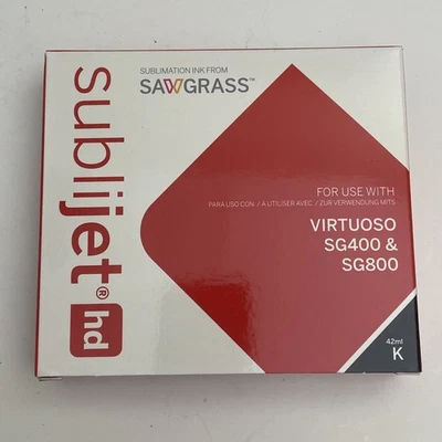 Sawgrass SG400/SG800 Sublijet HD Ink Black 209091 Cartridge 42ml EXPIRED 2021 - Image 1 of 4