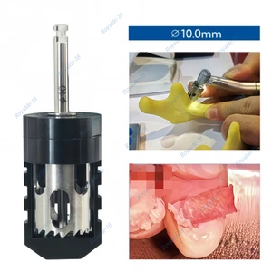 10.0MM Dental Half Moon Bone Drill Sampling Trephine Bur Incremental Bone Slice - Picture 1 of 7