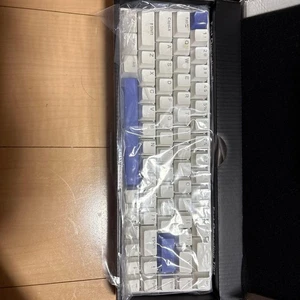 Drunkdeer G65 Mechanical Keyboard White Blue Keycaps Used - Picture 1 of 1