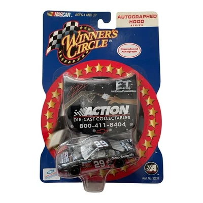 Kevin Harvick 2002 Winners Circle 1/64 #29 E.T. Autographed Hood Series - Image 1 of 2