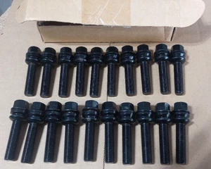 Confezione 20 Bulloni Lug 53mm x m14 x 1,5 - Sedile a Sfera R14 con Rondella Girevole Porsche - Foto 1 di 15