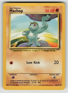 Machop Common Base Set 2 078/130 MP - Picture 1 of 2