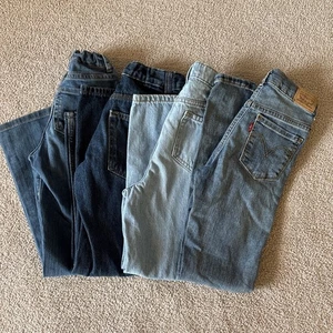 Lotto 4 pezzi jeans big kid taglia 8y ragazze Levis Target Old Navy bambini pl USATI - Foto 1 di 10