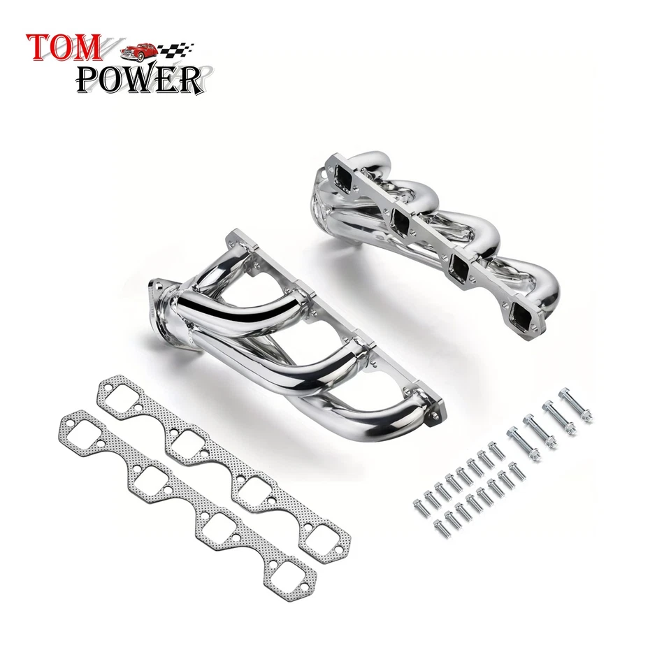 Ceramic Coated Exhaust Headers for 1979-93 Mustang 5.0 GT LX SVT V8 - Image 1 of 4