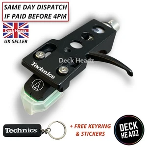 Technics Headshell With AT-VM95E Cartridge & Replacement Stylus + FREE GIFTS - Picture 1 of 10